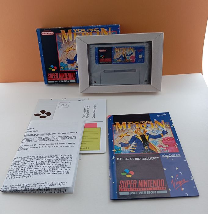 Young Merlin super nintendo
