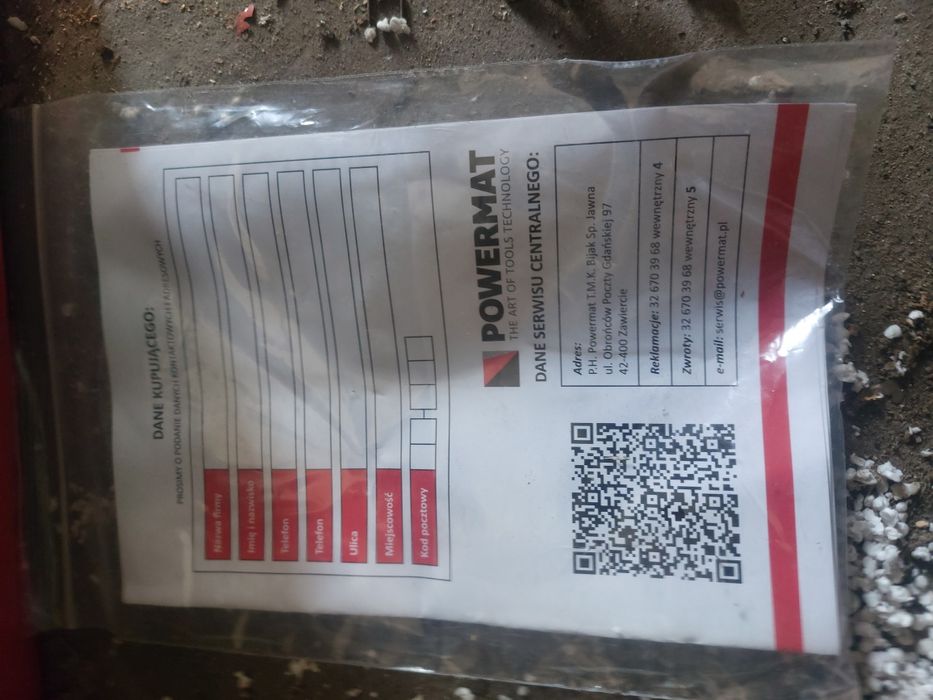 Nowy strug elektryczny Powermat PM-SE-2000T (PM1311) + zapasowe noże