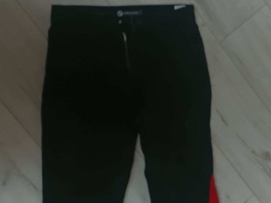 flared jeans red s blek