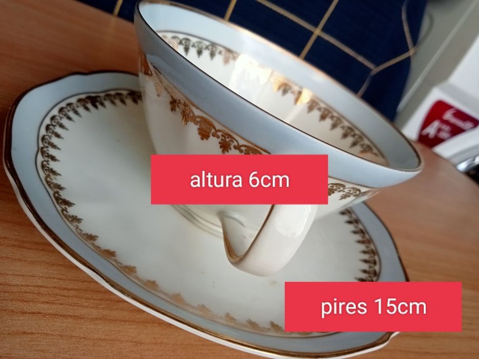 Chávena fábrica de Coimbra S P Portugal Nova