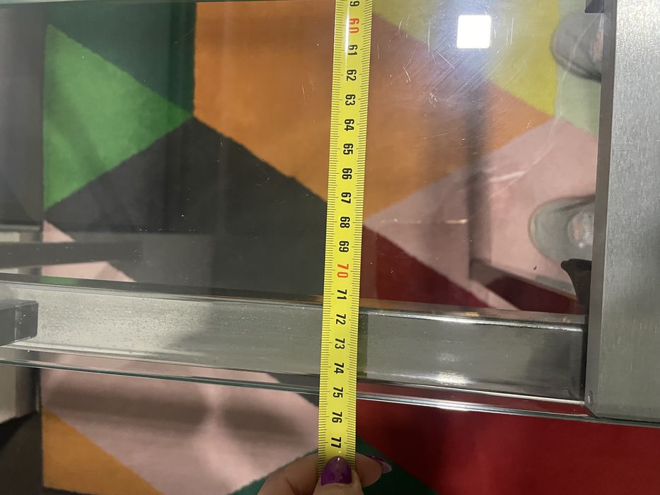 Mesa de vidro extensivel