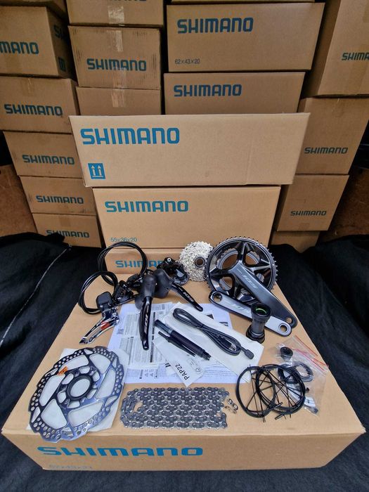 Najtaniej NOWA Elektroniczna grupa SHIMANO 105 Di2 2x12 R7100 faktura