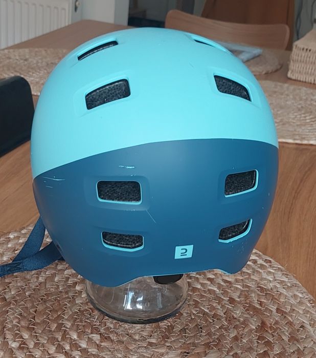 Kask rowerowy dla dzieci Btwin Decathlon orzeszek rozmiar M