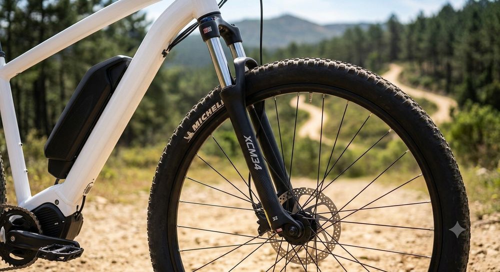 bicicleta BTT E-EXPL 100