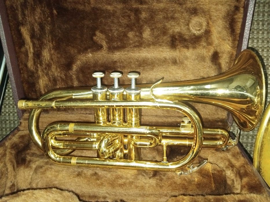 Eufonium Yamaha YEP-201 i Kornet Buescher BU-9 ML w futerałach