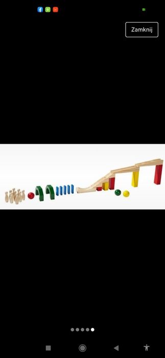 Klocki drewniane sorter kulkodrom  Nowe