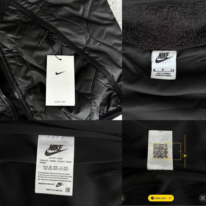Жилетка Nike old school чорна безрукавка