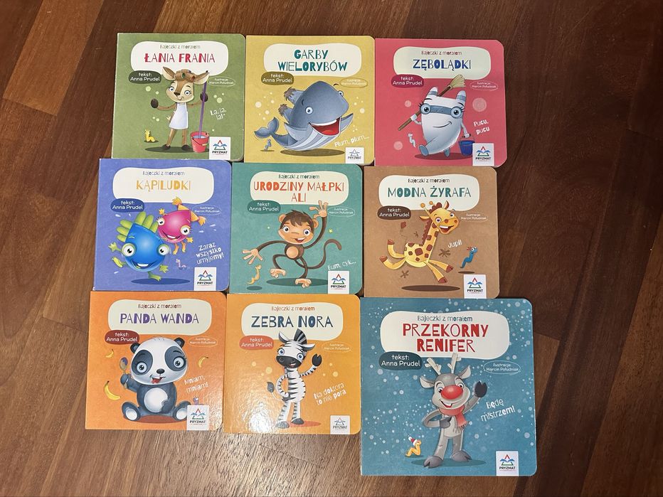 Bajeczki z moralem, zestaw 9 książek