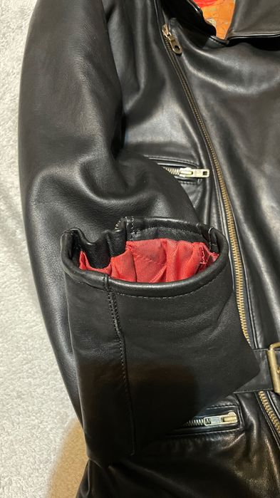 Косуха з натуральної шкіри шкіряна куртка