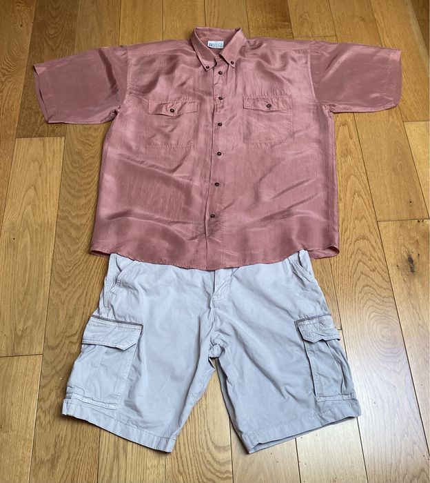 Męska jedwabna koszula Barone Rosso roz. L