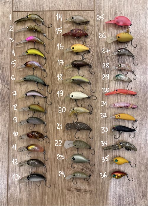 Воблери, Японія, цикади, спінербейти, на щуку, окуня, судака, форель