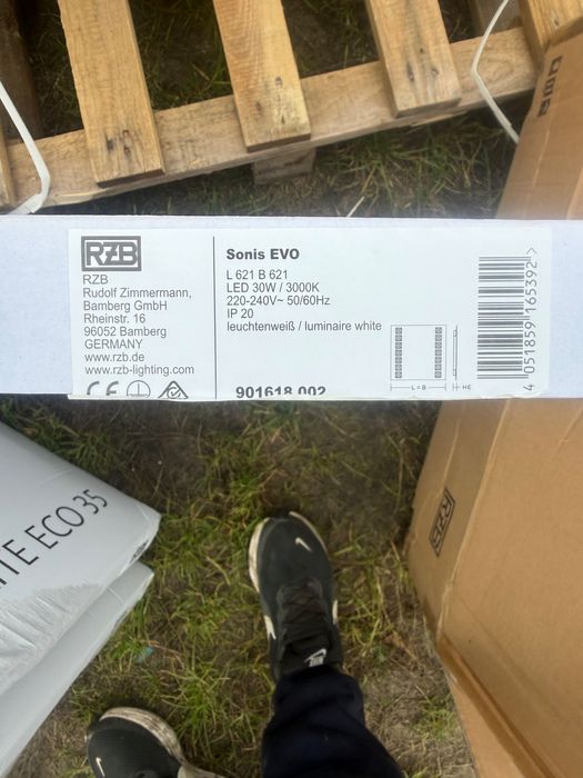 Nowy Panel LED RZB Sonis EVO 30W 3000K IP20 | Niemiecka jakość