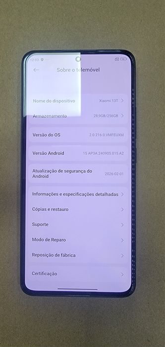 Xiaomi 13T Preto 256gb 8 ram