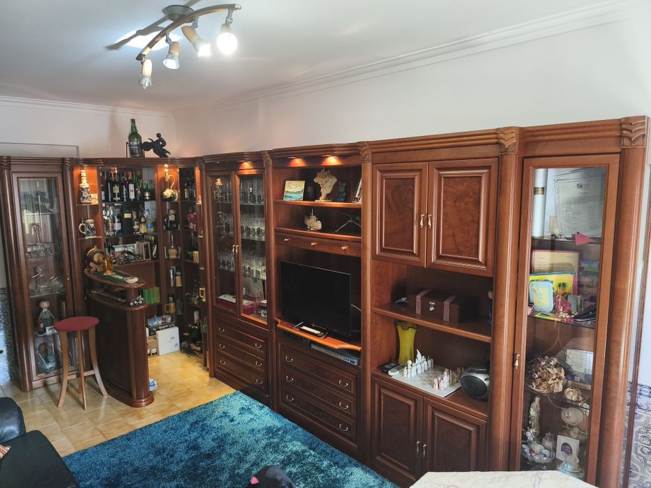 Móvel / Mobília sala com bar Cerejeira maciça