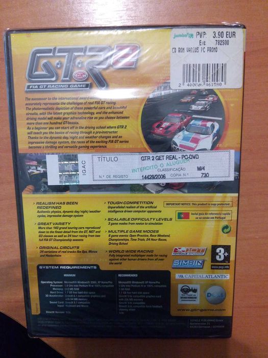 Jogo PC GTR 2 (corridas)