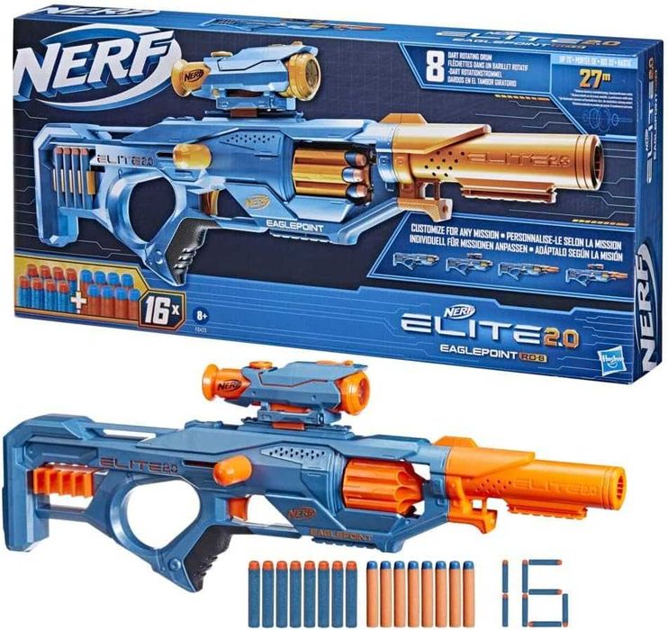 Wyrzutnia Nerf Elite 2.0 Eaglepoint RD-8
