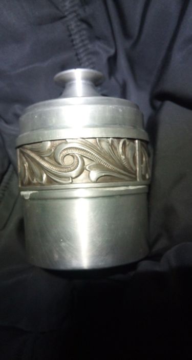 Pewter Norwegia cukiernica kubek