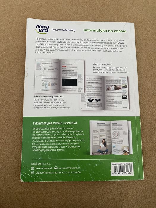 Podręcznik do informatyki do 1 klasy szkoły średniej