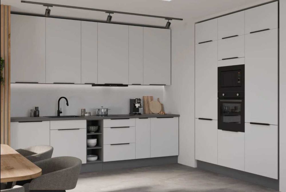 Zestaw mebli kuchennych AGA, niepalcujące fronty, szafki na sztuki !!!