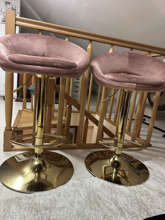 2 cadeiras altas veludo