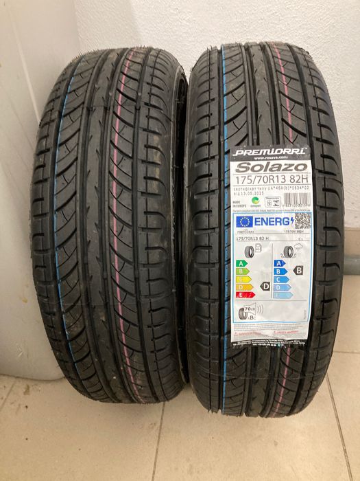 Продам дві шини R 13 Premiori Solazo
