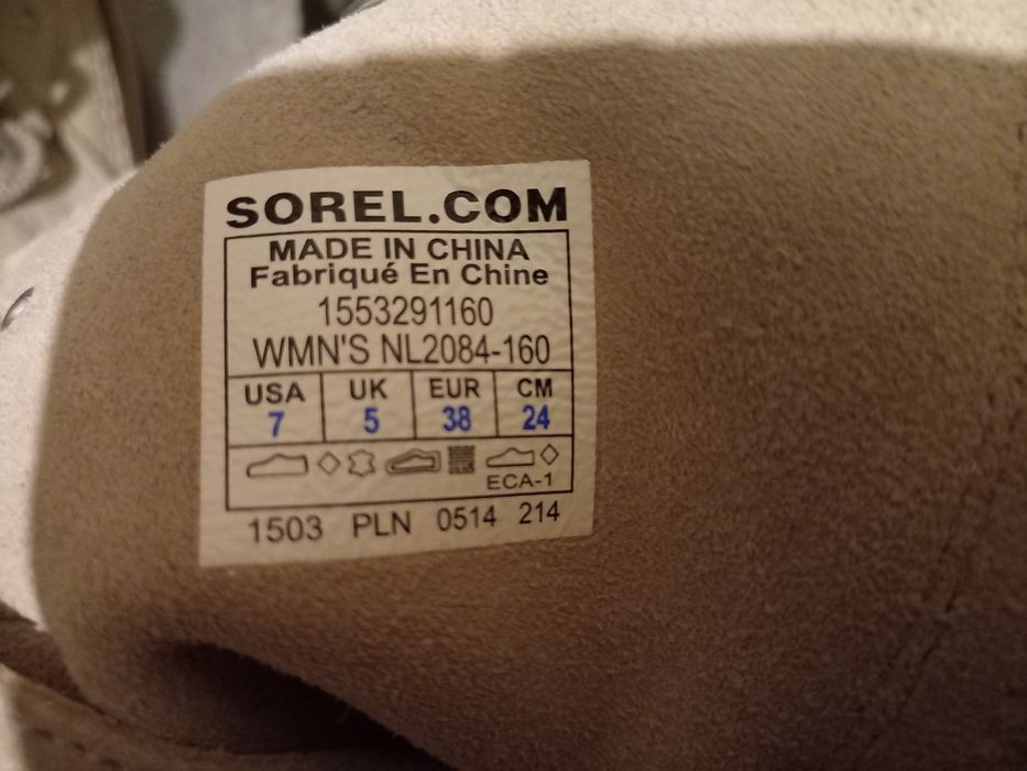 Женские зимнее водонепроницаемые ботинки Sorel Joan of Arctic Knit 38