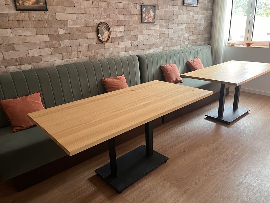Vendo conjunto de sofa verde e mesa