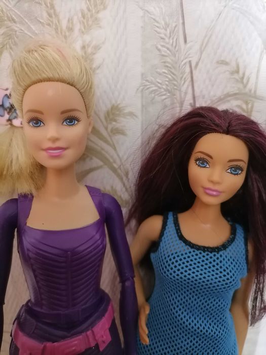 Barbie куклы. Велосипед детский. Кубики. Кошечка-пищалка