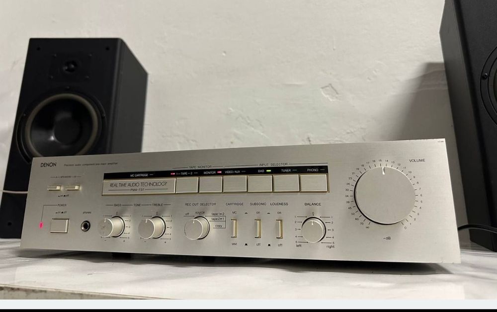 Wzmacniacz stereo Denon PMA -737, 2*65 Watt,