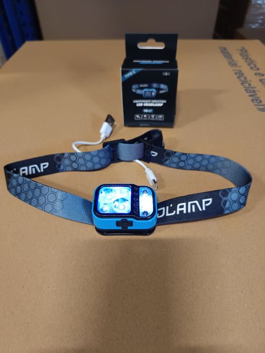 Lanterna de cabeça Recarregável  c/ Sensor