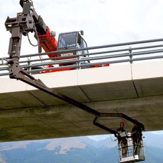 Platforma robocza Manitou system 3D Podest Kosz