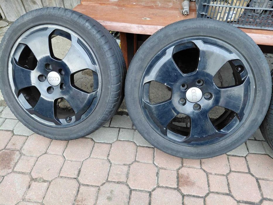 Koła 17 Audi z oponami letnimi 215/45R/17 5x112