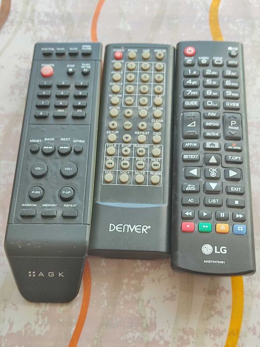 Пульти для ТВ в робочому стані