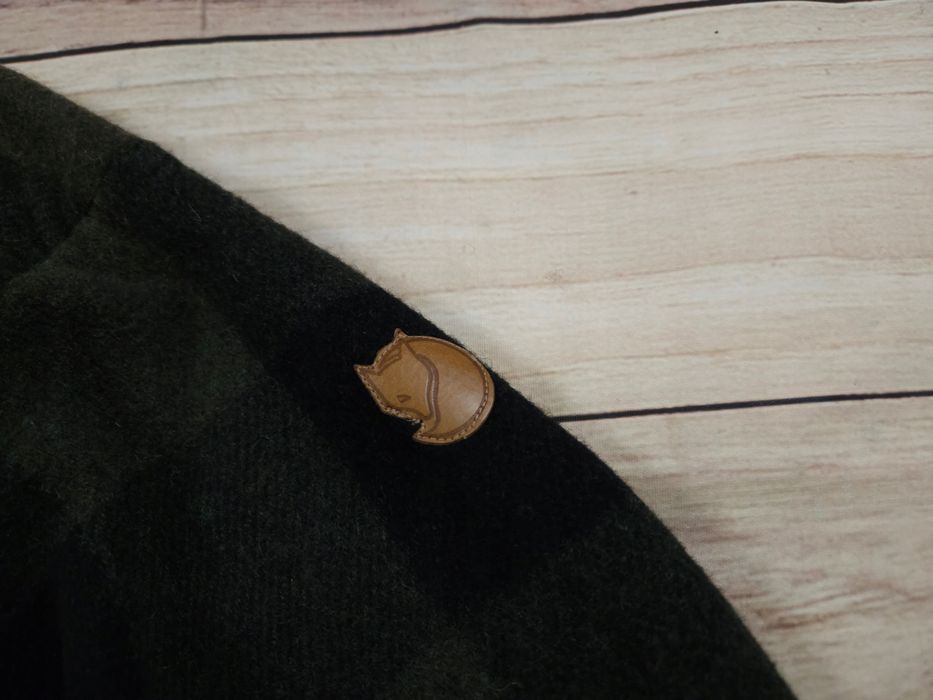 FJALL RAVEN Koszula w Kratę Męska Wełniana Logowana r. XXL