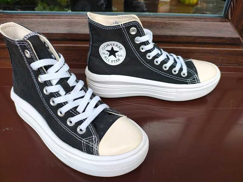 - Converse Chuck Taylor All Star Lift - Trampki na platformie r. 37