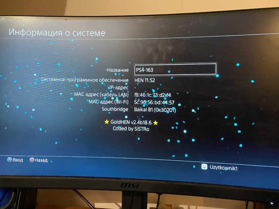 PlayStation 4 Slim 500GB goldhen