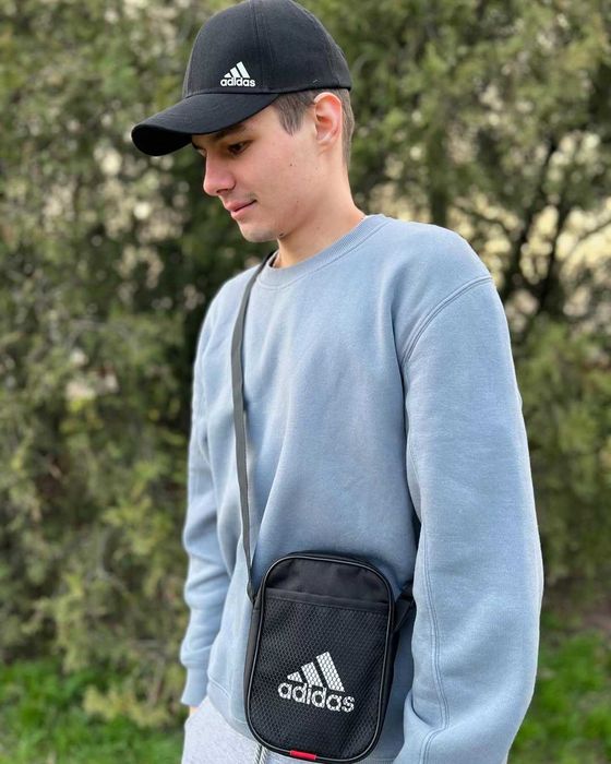 Компактна сумка Adidas [Адидас], спортивна барсетка через плече Адідас