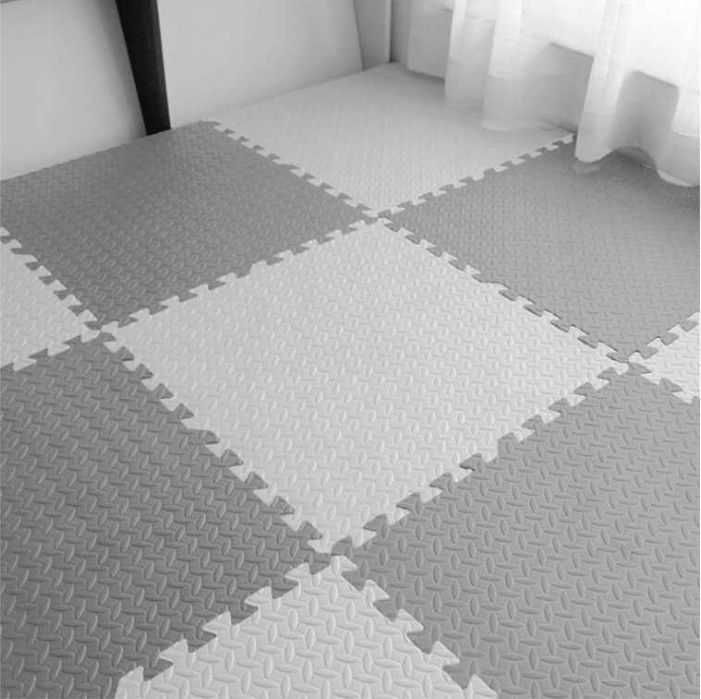 Mata do ćwiczeń pod sprzęt do siłowni domu 6szt puzzle ochronne 60x60