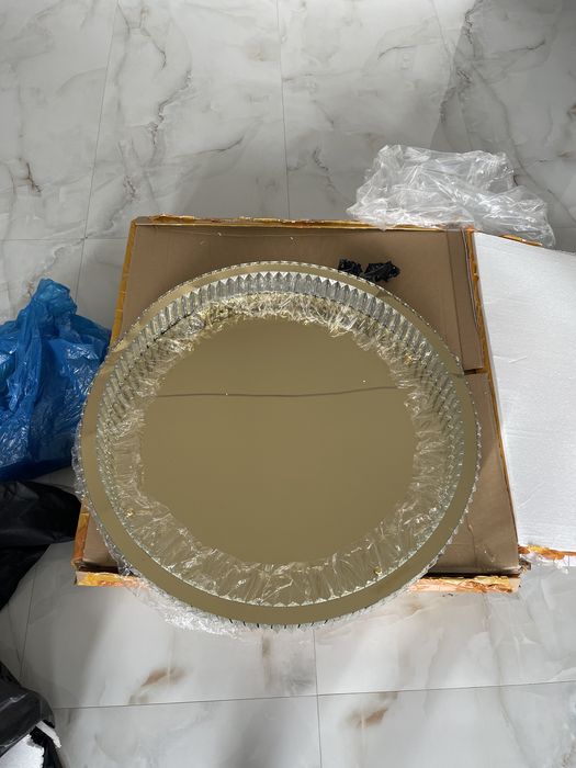 Lampa led złota kryształy (wadliwa)