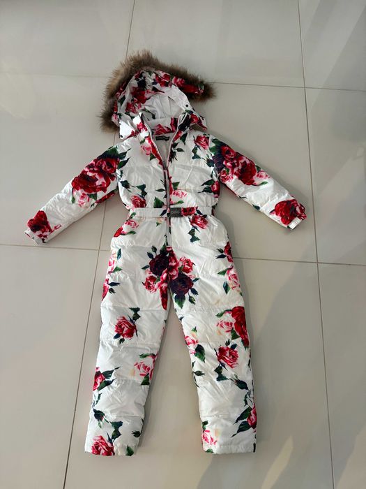 Kombinezon zimowy narciarski dla dziewczynki r. 136-140 Piękny !!!