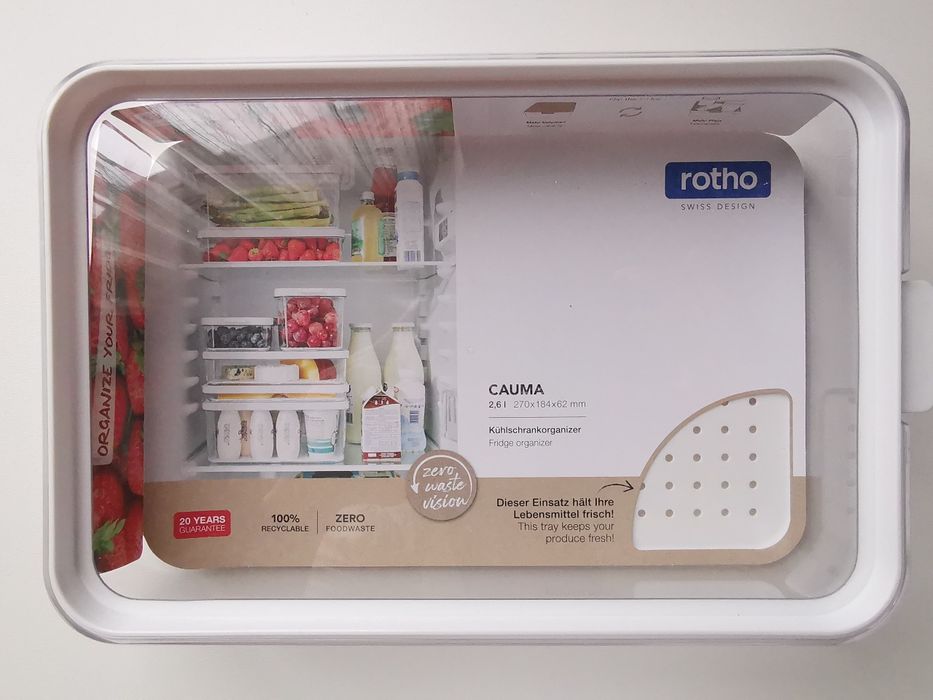 3 organizery do lodówki Rotho Cauma