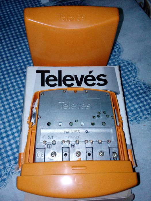 Televes Amplificador de MATV 1E/1S BI/FM/BIII/UHF - 5356