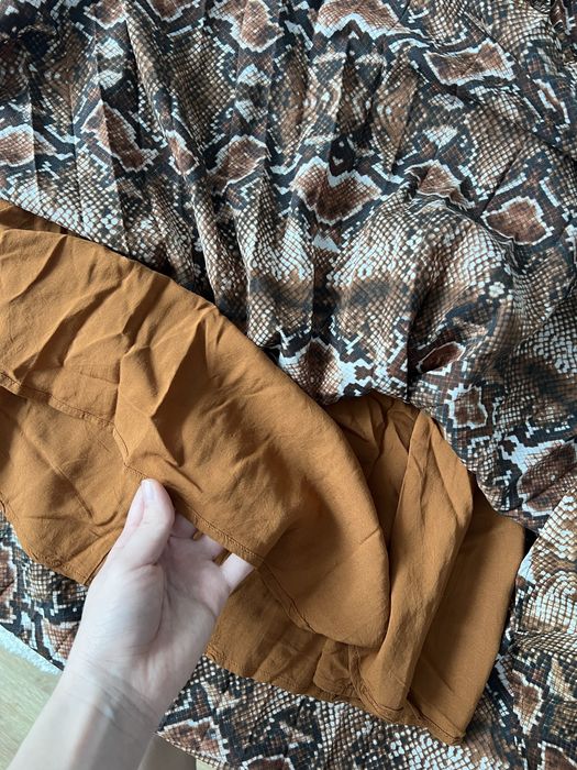 Спідниця-плісе в цікавий принт, розмір S-XS-XXS