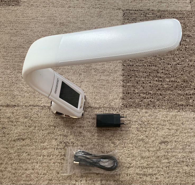 Настільна LED лампа Lilly White з дисплеєм і будильником