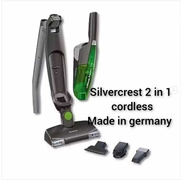 Aspirador sem Fios 2 em 1 Silvercrest Lidl