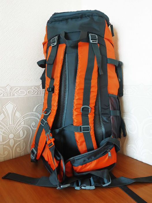 Рюкзак 70 літрів orange (65+5l) трекінг з поясним ременем