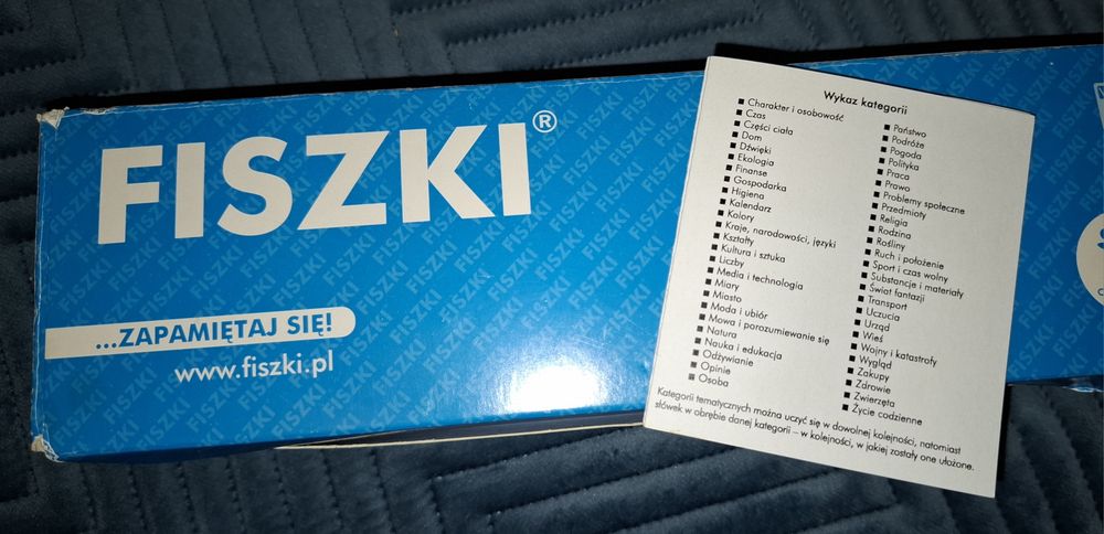 zestaw - Fiszki język hiszpański