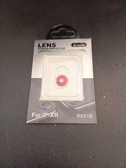 Protetor de lente para câmera iPhone XR -Novo. Cor : Vermelho