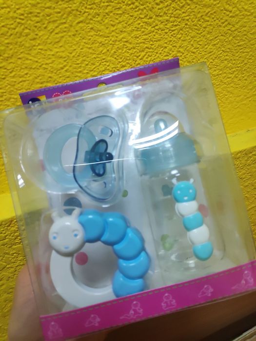 Набор пустышка погремушка бутылка для кукол