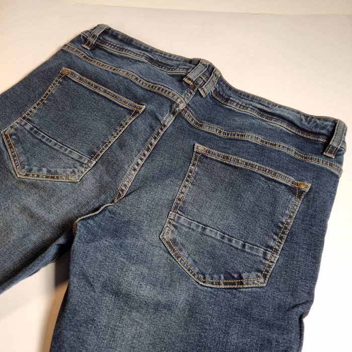 Джинси чоловічі  темно синій Slim стрейч